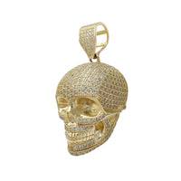 Iced-Out Skull Pendant (14K) Popular Jewelry New York