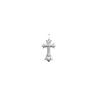 Textured Cross Pendant (Silver)