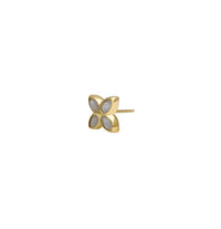 Four-Leaves Floral Stud Earrings (14K) Popular Jewelry New York