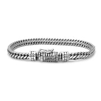 Antique Finish Solid Bracelet (Silver)
