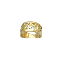 dInterposed Cuban Link Ring (14K)