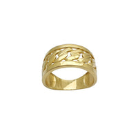 dInterposed Cuban Link Ring (14K)