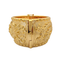 Double Happiness Dragon & Phoenix 龍鳳 Wedding Bangle Bracelet (24K)