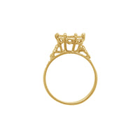 Vintage Aries Zodiac Sign Lady Ring (14K)