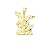 Saint Michael Diamond-Cut Pendant (14K)