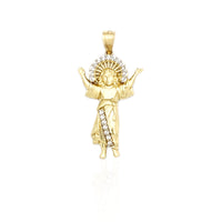 Baby Jesus CZ Pendant (14K)