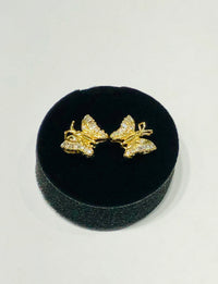 Diamond butterfly Earring (14K).