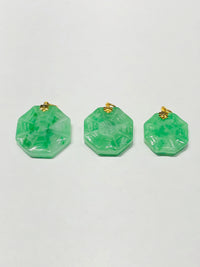 Jade Eight Trigrams Pendant (14K bail)