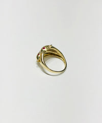 Dolphin CZ Ring (14K)
