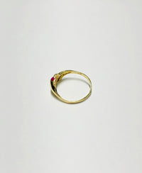 Two Baby Dolphin CZ Ring (14K)