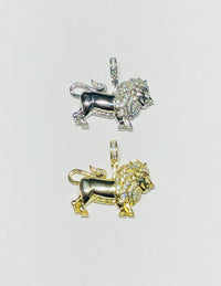 Lion CZ Pendant (Silver)