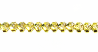 Diamond Tennis Bracelet (Franco Link) (14K).
