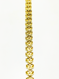 Diamond Tennis Bracelet (Franco Link) (14K).