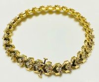 Diamond Tennis Bracelet (Franco Link) (14K).