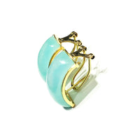 Jade Huggie Earrings (14K)