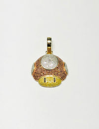 Mario Mushroom Diamond Pendant (10K)