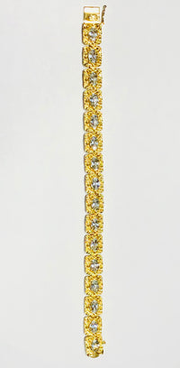Diamond Square Bracelet (14K).