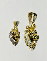 Lion King Diamond Pendant (10K)