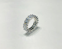 Rectangle CZ Ring (Silver)