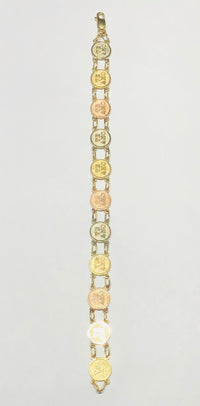 Tri-Color TE AMO Bracelet (14K).