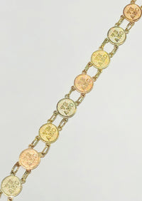 Tri-Color TE AMO Bracelet (14K).