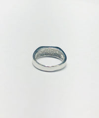 Rectangle Pinky Hollow Signet Ring (14K)