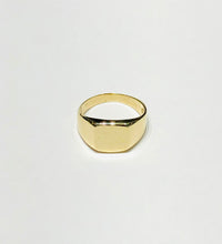 Square Hollow Pinky Signet Ring (14K)