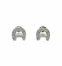 Horseshoe Diamond Earring(14K)