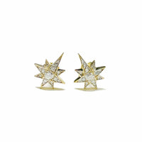 Belen Star Diamond Earring (14K)