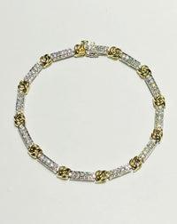 Twister Diamond Bracelet (14K)