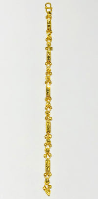 Heart and Rectangle Bracelet (24K)