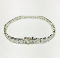 Tennis CZ Bracelet (14K).