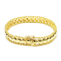 Rope & Heart Bracelet (14K).