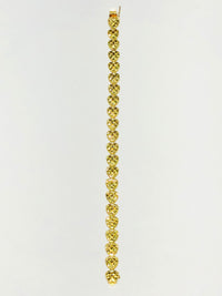 Full Heart Diamond Cut Bracelet (14K).