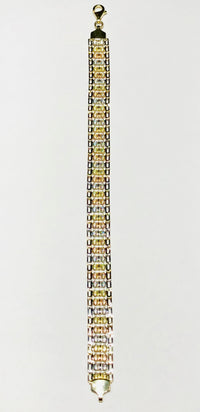 Tri-Color Candy Bracelet (14K).