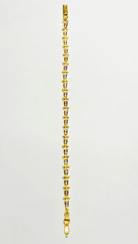 Wave CZ Bracelet (18K)