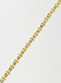 Wave CZ Bracelet (18K)