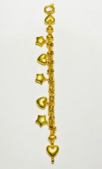 Hearts & Stars Bracelet (24K)