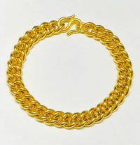 Miami Cuban Solid Bracelet (24K).