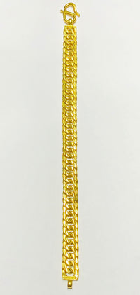 Wide Miami Cuban Bracelet (24K)