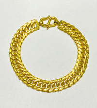 Wide Miami Cuban Bracelet (24K)