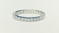 Eternity Band W/G Prong Setting VS Diamond Ring (14K)