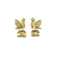 Swan CZ Earring (14K)