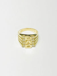 Dad CZ Ring (10K)