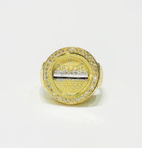 Last Supper CZ Ring (10K)