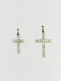 Cross Diamond Pendant (14K)