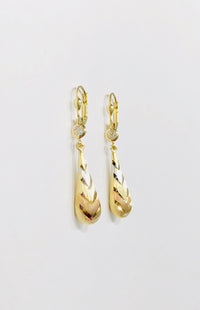 V-Line Dangling Earring (14K)