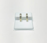 Two-Row Huggie Earring (14K)