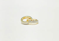 Two-Row Huggie Earring (14K)