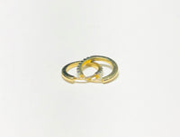 Iced-Out Huggie Diamond Earring (14K)